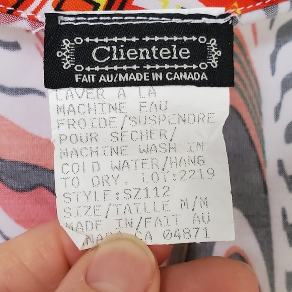 3/$30 Clientele Faux Wrap Cap Sleeve Top - Picture 5 of 5